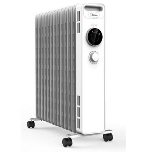 Media Electric Oil Heater, 2300W, 11 Fins, 3 Heat Settings, White