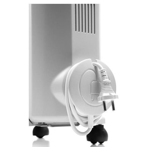 DeLonghi Electric Oil Heater, 2500W, 12 Fins, White