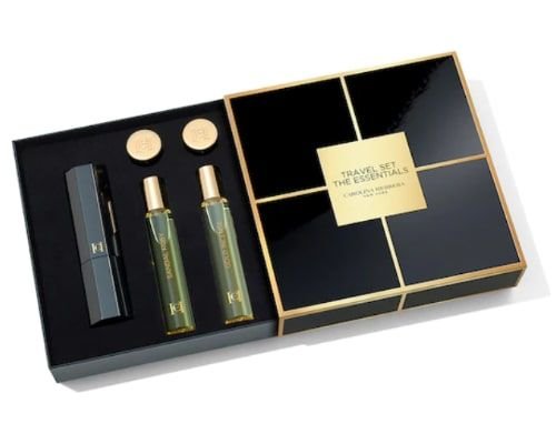 Carolina Herrera Perfume Set, 3 Pieces Refill, Tobacco/Gold Incense/Sandal Ruby