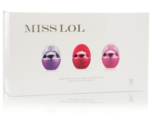 Miss Lol Perfume Set by Arabian Oud for Women, 3 Pieces, 30 ml