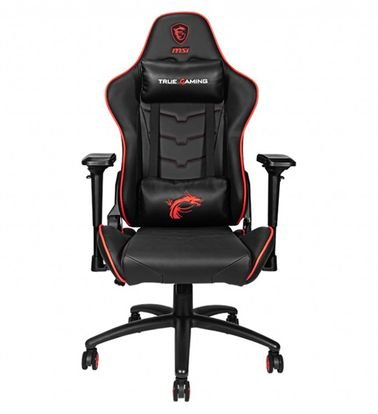 MSI Mag CH120 X Gaming Chair, PVC Leather, Adjustable, Black