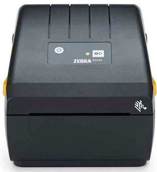 طابعة باركود زيبرا ZD220t، حرارية، توصيل USB، دقة 203DPI، أسود