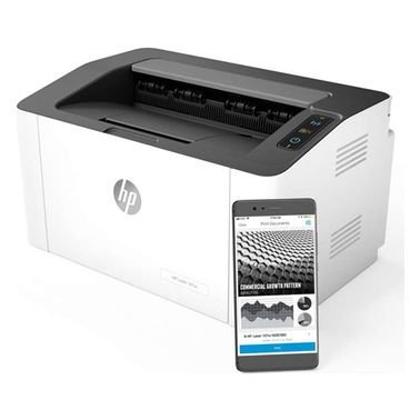Hp 107w Printer, Laser, Monochrome, Wi-Fi & USB