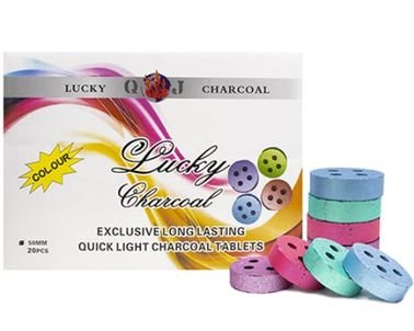 Gallery Lucky Incense Charcoal, 20 Pieces