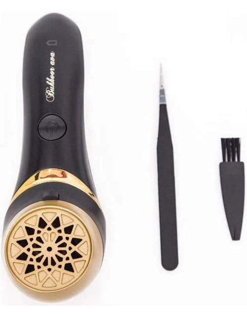 Generic Dokhoon Portable Electric Incense Burner, USB, Rechargeable, Black Gold Color