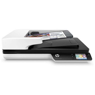 HP ScanJet 4500 fn1 Scanner, 1200 DPI, Ethernet & USB, White