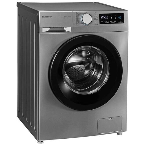 Panasonic Washer 8 Kg, Front Load, Automatic, Silver