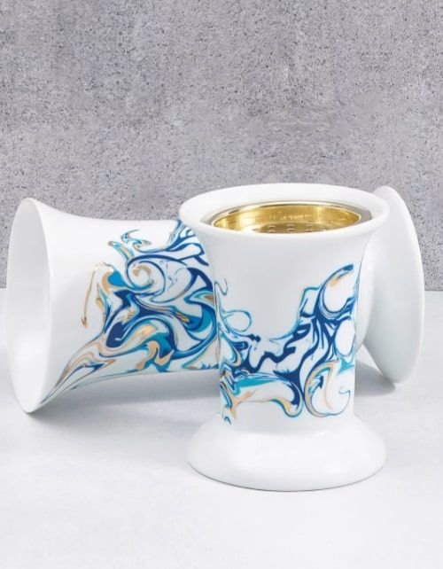Kashida Letter-print Incense burner, Porcelain