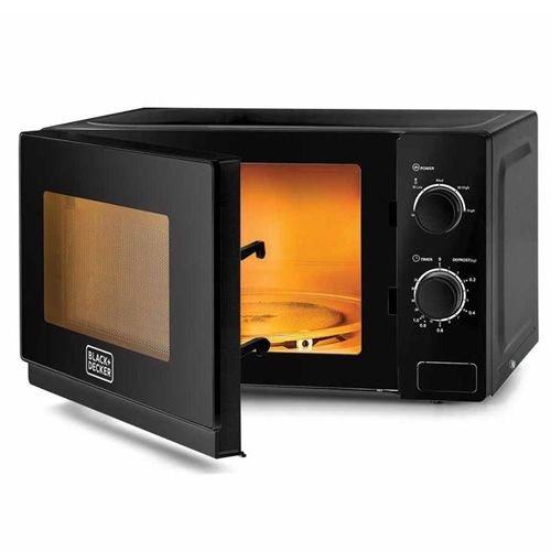 Black & Decker Microwave 20L, Manual, 700W, Black
