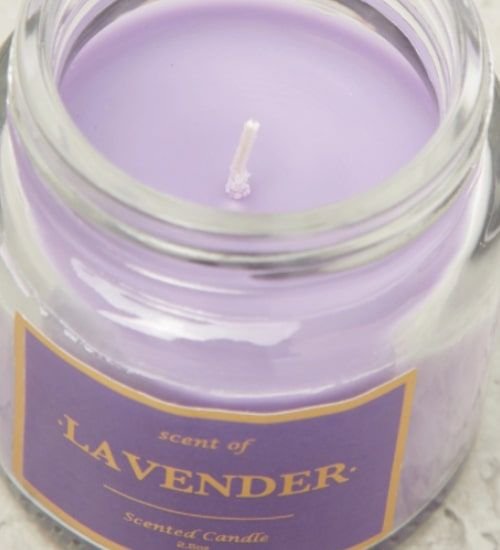 Lavender scented candle, 70 g