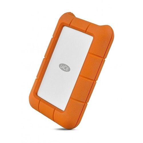 Lacie Portable Hard Drive 1TB USB-C Orange White