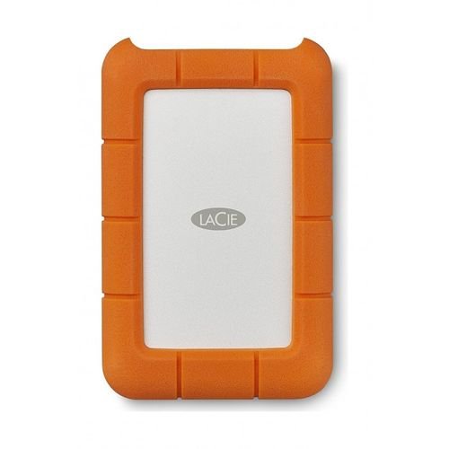 قرص صلب محمول من لاسي، 1 تيرابايت، USB-C، برتقالي أبيض