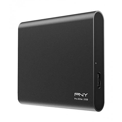 PNY Elite Portable Hard Disk, 250GB, 2nd Generation, SSD, Black