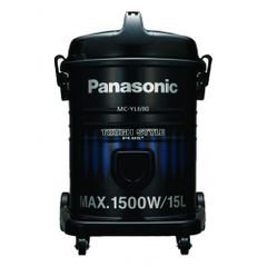 Panasonic Drum Vacuum Cleaner, 15L, 1500W, Black