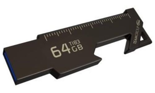 Flash Memory by Team, 64GB, USB 3.2, Black