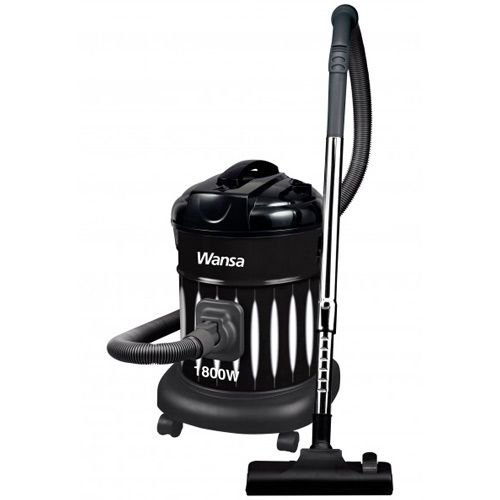 Wansa Drum Vacuum Cleaner, 18L, 1800W, Black