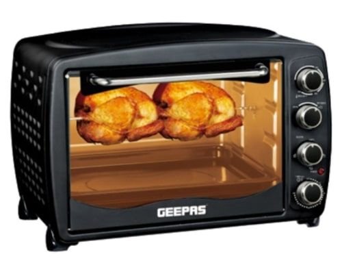 Geepas Electric Oven with Grill, 42 Liter, 1500 Watt, Black