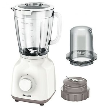 Blender with mini chopper by Philips, 400W, 1.5L, White