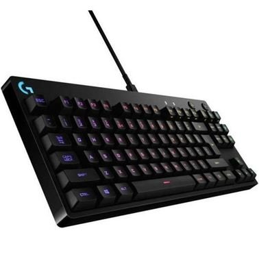 لوحة مفاتيح لوجيتك G Pro، ميكانيكية، أضواء RGB، أسود