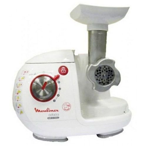 Moulinex food processor with meat mincer, 900W, white