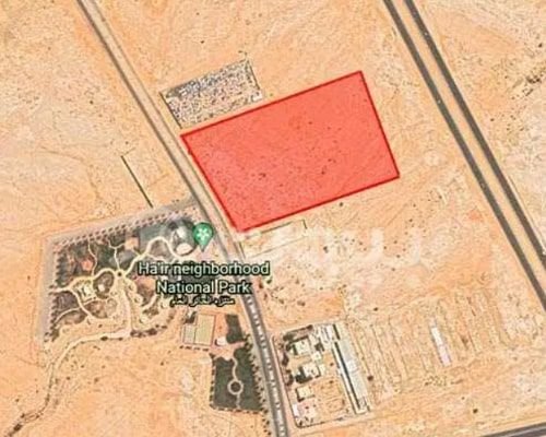 Residential land for sale in South Riyadh, Al Ha'ir, 31047 square meters