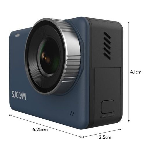 كاميرا الحركة SJCAM SJ10X، دقة 4Kـ مقاومة للماء، أزرق