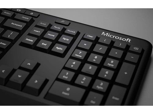 لوحة مفاتيح السلكية المريحة من ميكروسوفت، أسود