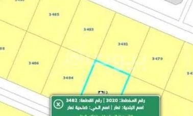 Residential land for rent in Namar suburb, west of Riyadh, 936 square meters