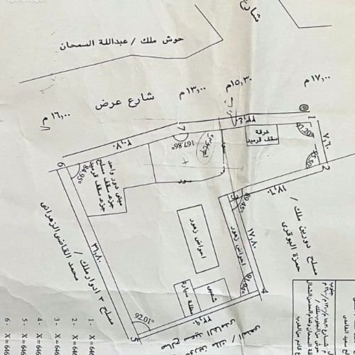 أرض تجارية للإيجار في الطائف حي أم العراد، 918 متر مربع