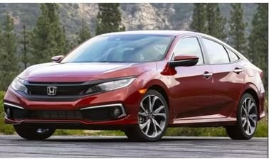 New 2021 Honda Civic RS for sale, front wheel drive, Red