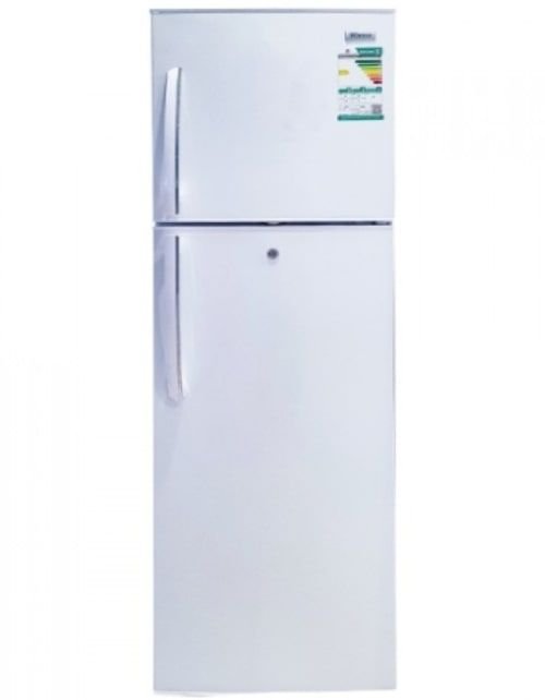 Wansa Double Door Refrigerator with Freezer on Top, 8.86 Cu Ft, White