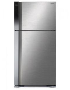 Hitachi Refrigerator Two Doors with Top Freezer, 19.4 Feet, Silver