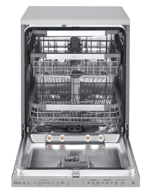 LG Dishwasher 10 Programs, 14 Place Settings, Silver