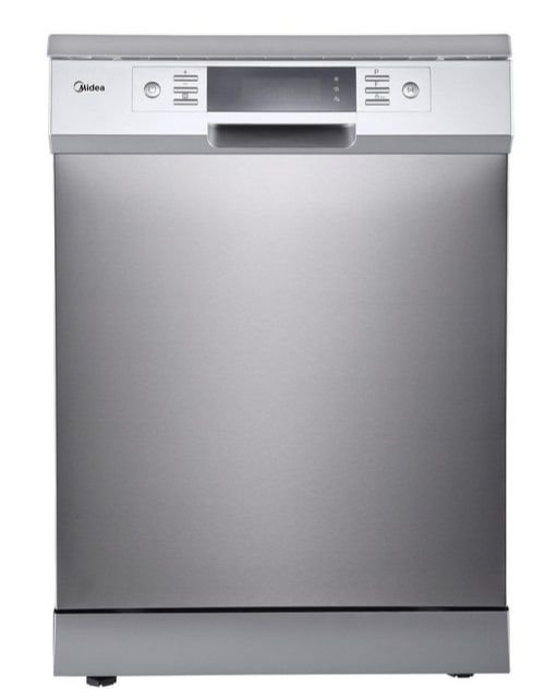 Midea Dishwasher, 8 Programs, 15 Storage Places, Stainless Steel