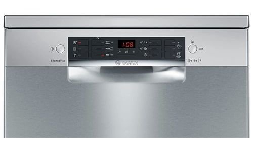 Bosch Dishwasher, 6 Programs, 13 Place Settings, Silver
