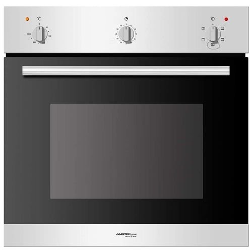 Master Gas Built-in Electric Oven, 60 cm, 65 Liter, Silver