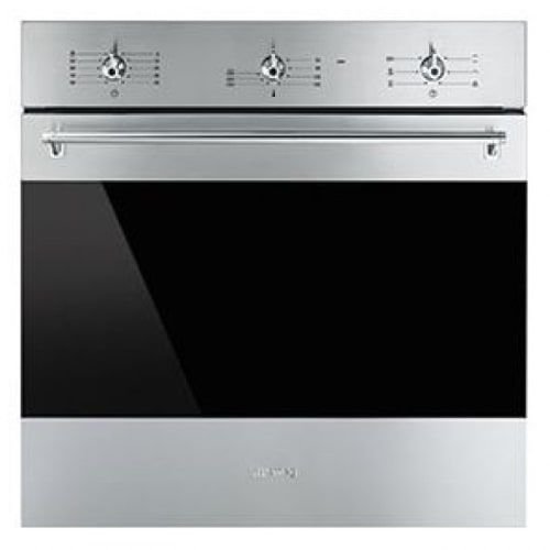 Smeg Built-in Electric Oven, 60 cm, 70 Liter, Silver