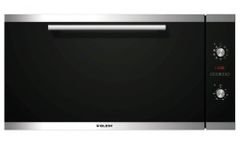 Glemgas Built-in Gas Oven with Rotisserie, 90 cm, Silver