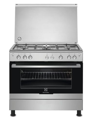 Electrolux Oven and Gas Cooker, 90 x 60 cm, Stainless Steel