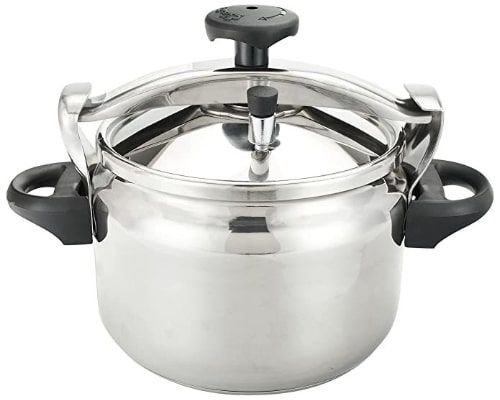 Electus Stainless Steel Pressure Cooker, 9 Liter, Silver