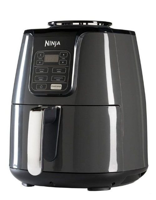 Ninja Fryer Without Oil, 3.8 Liter, 1550 Watt, Black/Grey