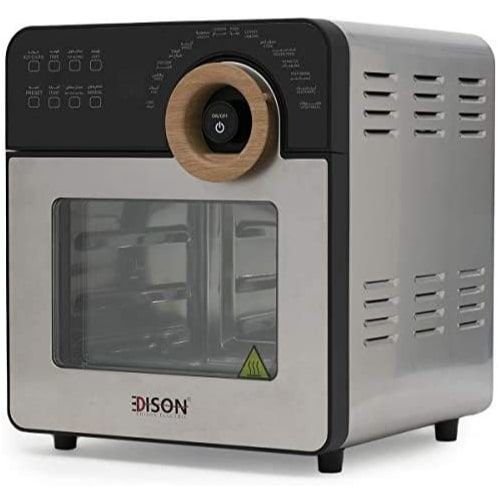 Edison Air Fryer, 16 Functions, 14.5 Liter, Wooden Design