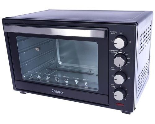 Clikon Electric Oven, 48 Liter, 2000 Watt, Black