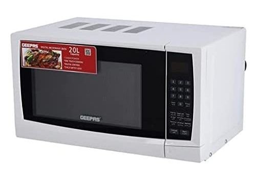 Geepas Microwave 20 Liter, 1200 Watt, White