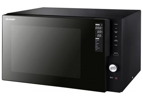 Sharp Microwave with Grill, 28 Liter, Black