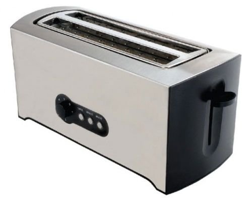 Geepas Toaster 4 Slices, 1600 Watt, Silver