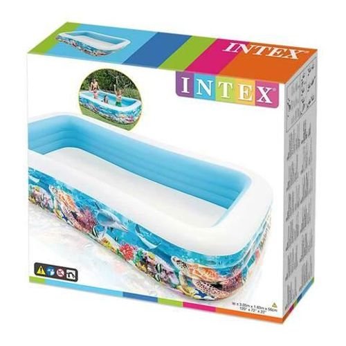 Intex swim center inflatable family swimming pool