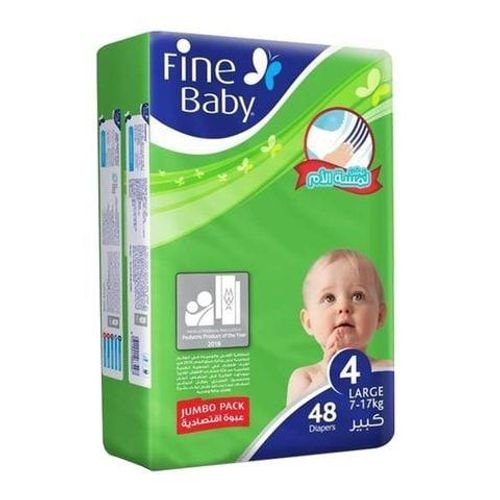 Fine baby diaper size 4 Large 48 pieces
