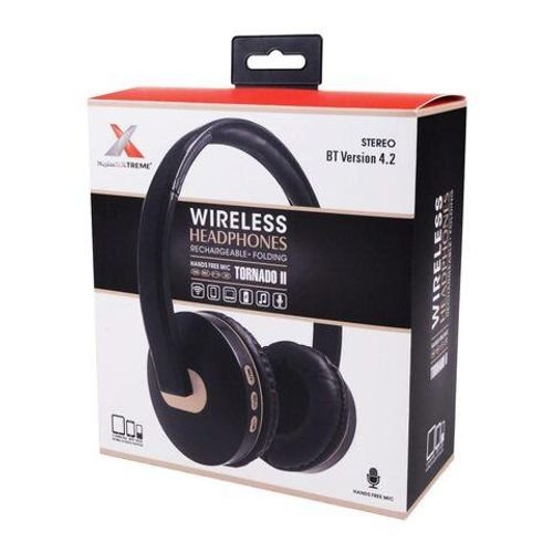 Xtreme Wireless Headphone With Mic, Stereo Bluetooth Version 4.2