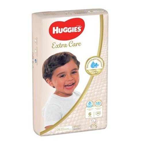 Huggies extra care size 6 jumbo pack 15+ Kg 42 diapers